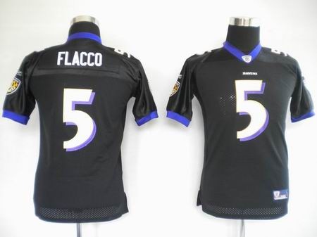 kids jerseys baltimore ravens 5 joe flacco black