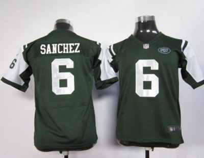 kids NEW new york jets 6# mark sanchez green NEW nfl jerseys