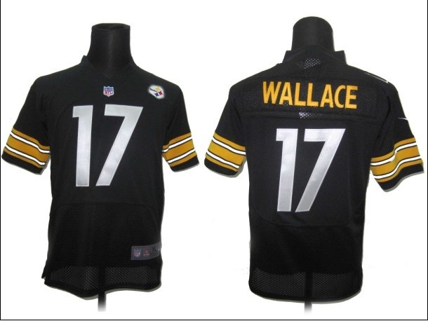 kids nfl pittsburgh steelers 17 mike wallace black jerseys