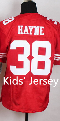 Kids Nike San Francisco 49ers #38 Jarryd Hayne Red Team Color Stitched NFL Jersey
