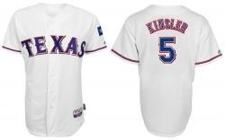 kids texans rangers #5 kinsler white jerseys