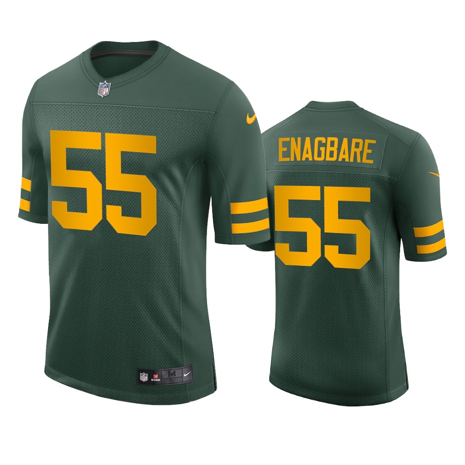 kingsley enagbare packers alternate vapor limited green jersey