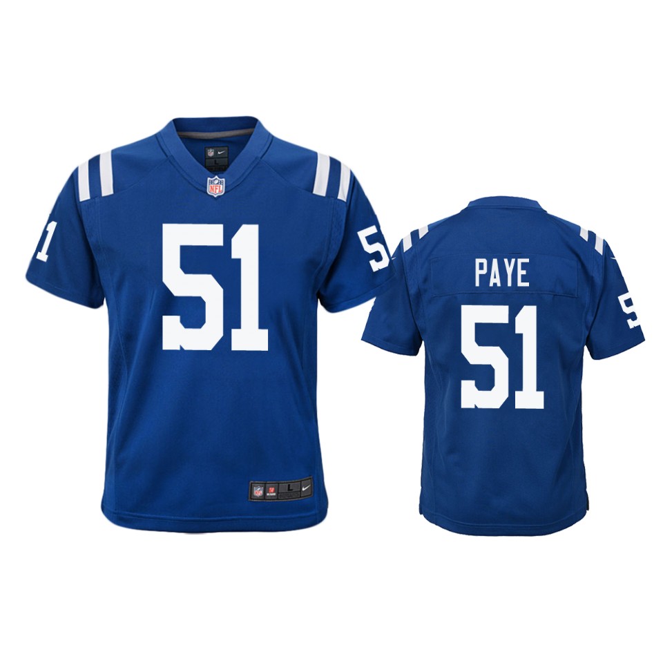 kwity paye colts royal color rush game jersey 0a