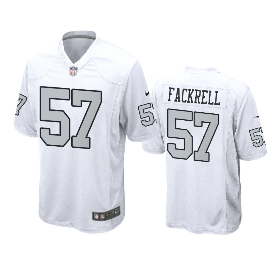 kyler fackrell raiders white alternate game jersey