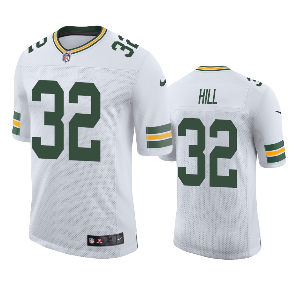 kylin hill packers white vapor jersey