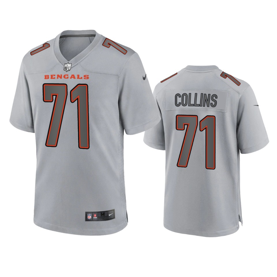 la'el collins bengals gray atmosphere fashion game jersey