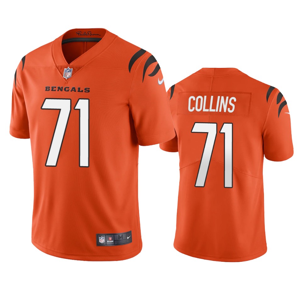 la'el collins bengals orange vapor jersey