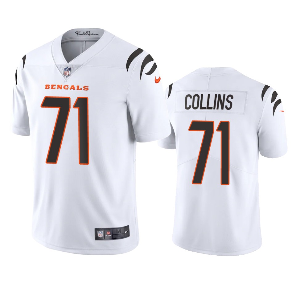 la'el collins bengals white vapor jersey