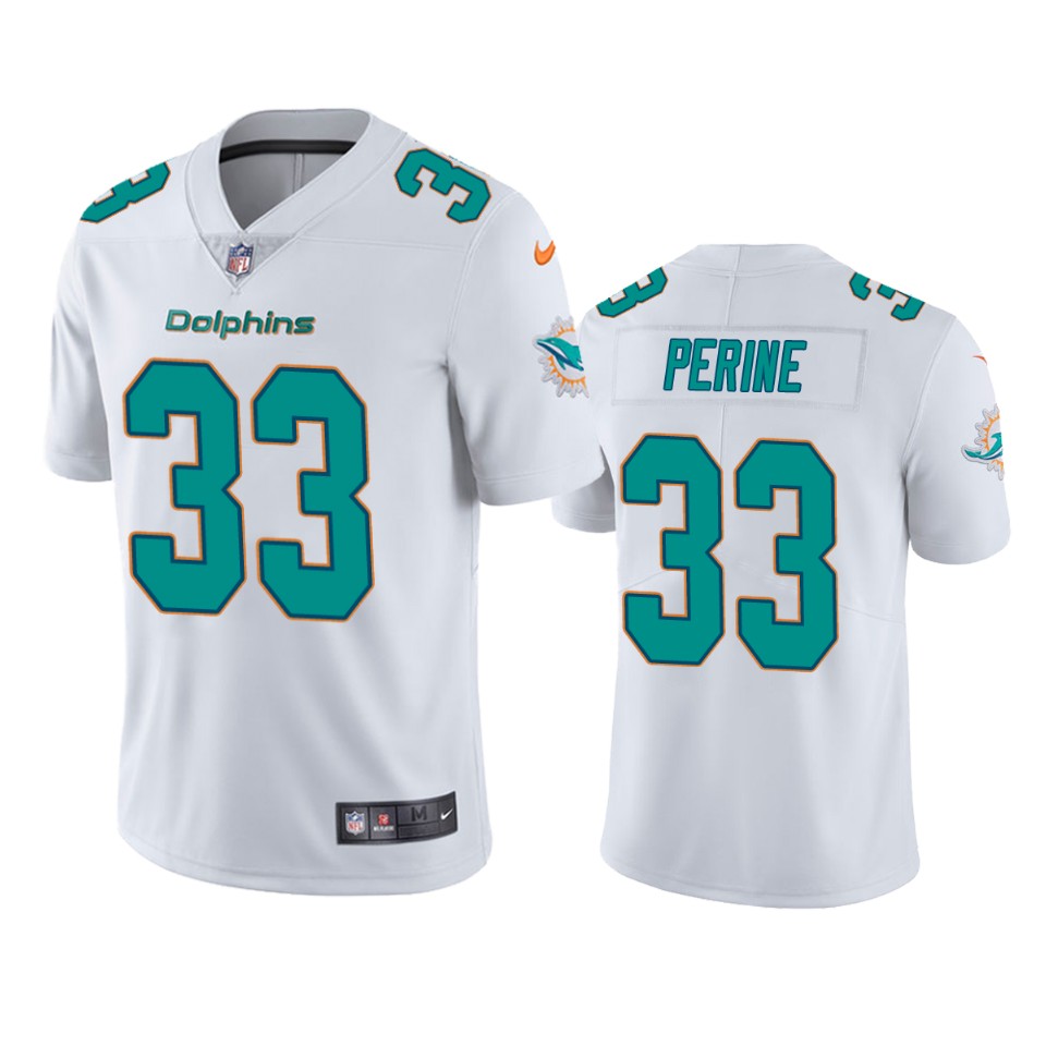 la'mical perine dolphins white vapor limited jersey