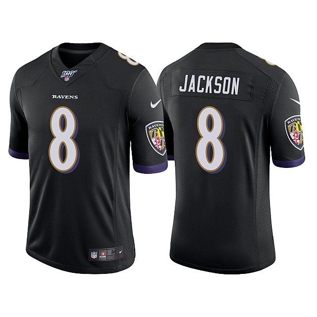 lamar-jackson-100th-season-baltimore-ravens-black-limited-jersey-middle