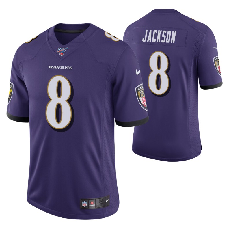lamar-jackson-100th-season-vapor-limited-jersey