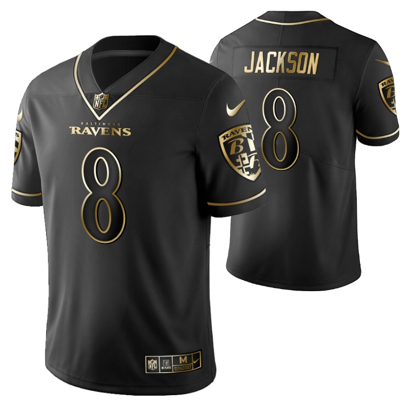lamar-jackson-men's-jersey-golden-edition-black