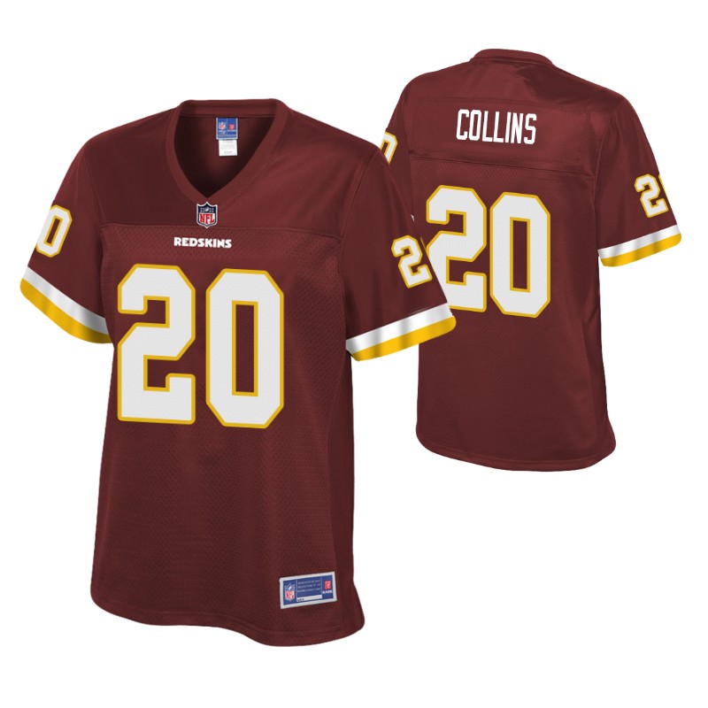 landon-collins-pro-line-jersey-burgundy-women's