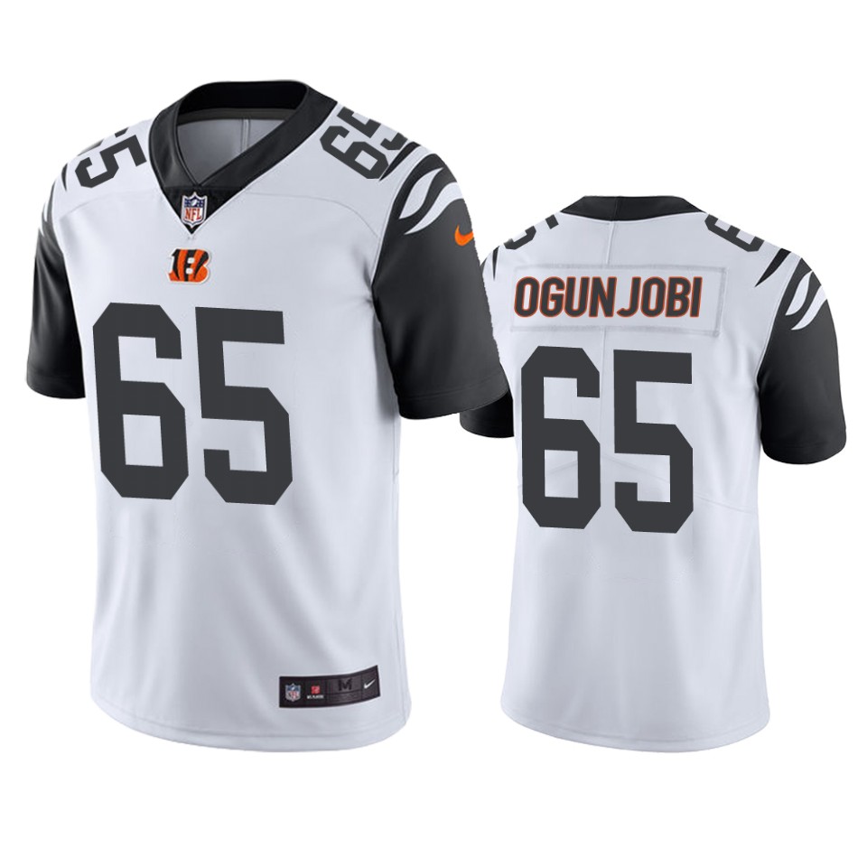 larry ogunjobi bengals color rush limited white jersey