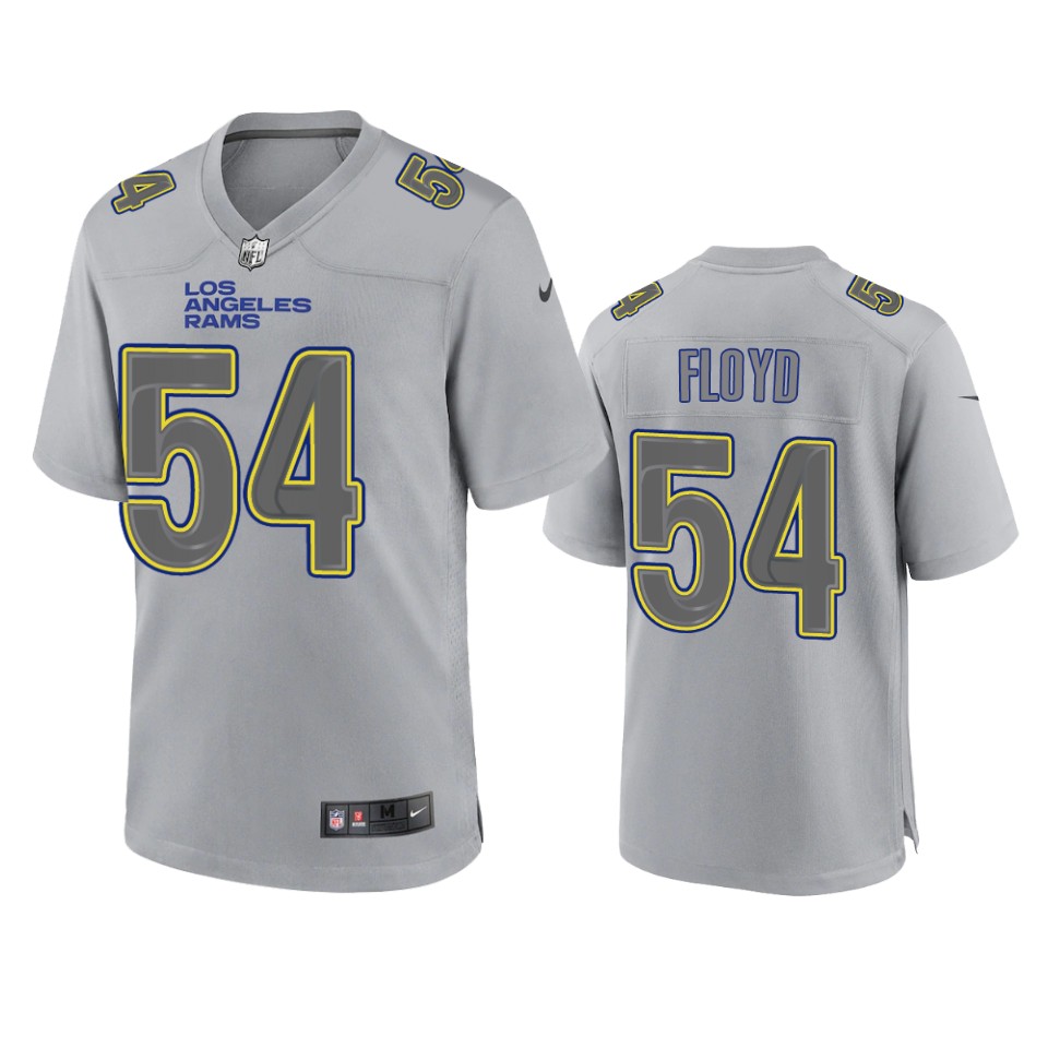 leonard floyd rams gray atmosphere fashion game jersey