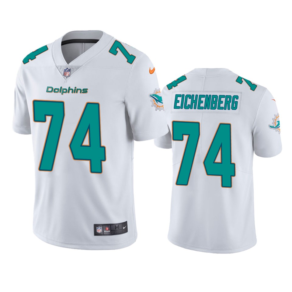liam eichenberg dolphins white vapor limited jersey