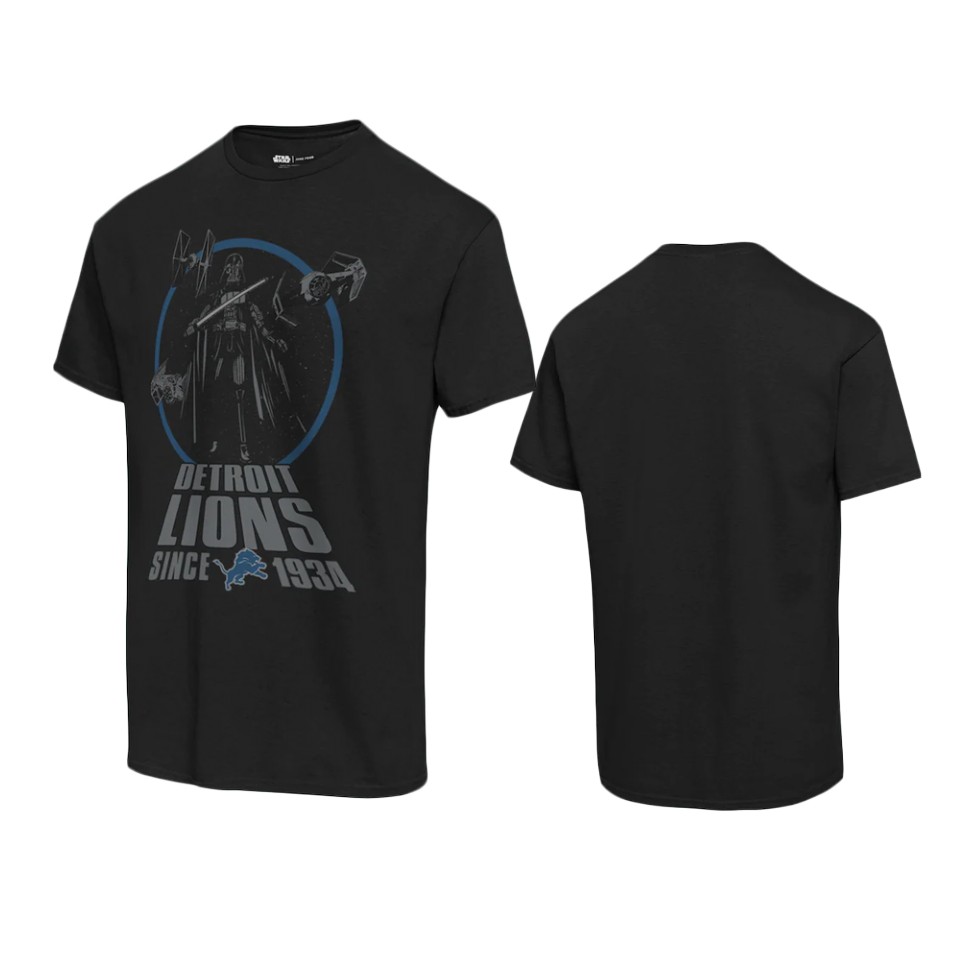 lions black disney star wars empire title crawl t shirt