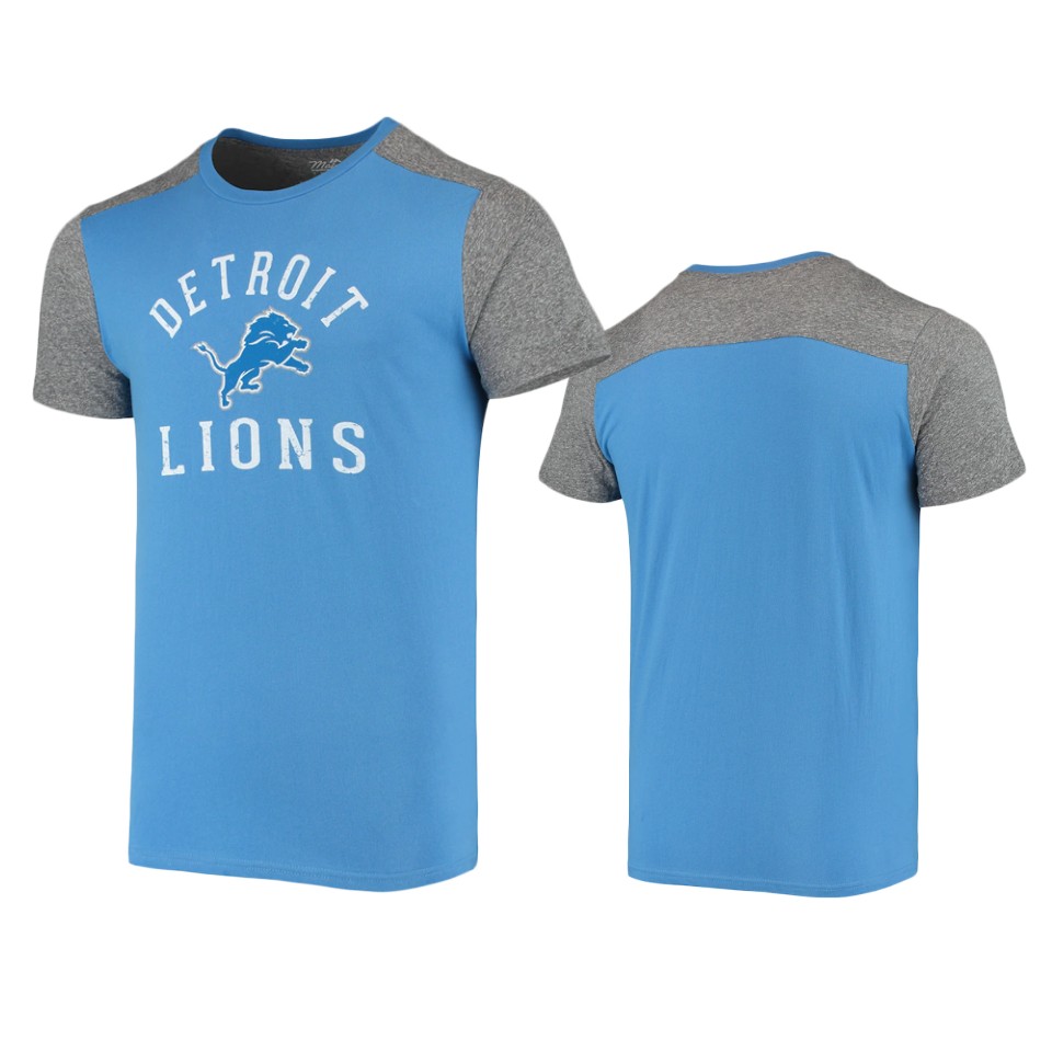 lions blue gray field goal slub t shirt