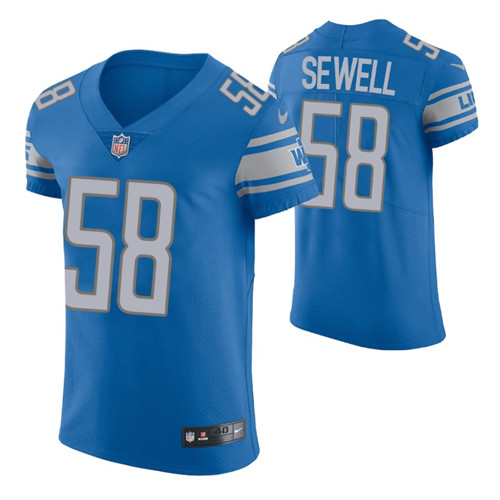 lions-blue-vapor-elite-penei-sewell-jersey