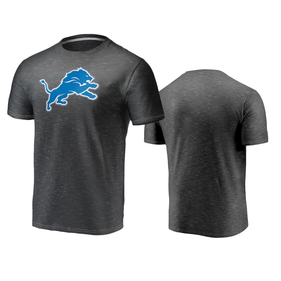 lions charcoal space dye primary logo t shirt
