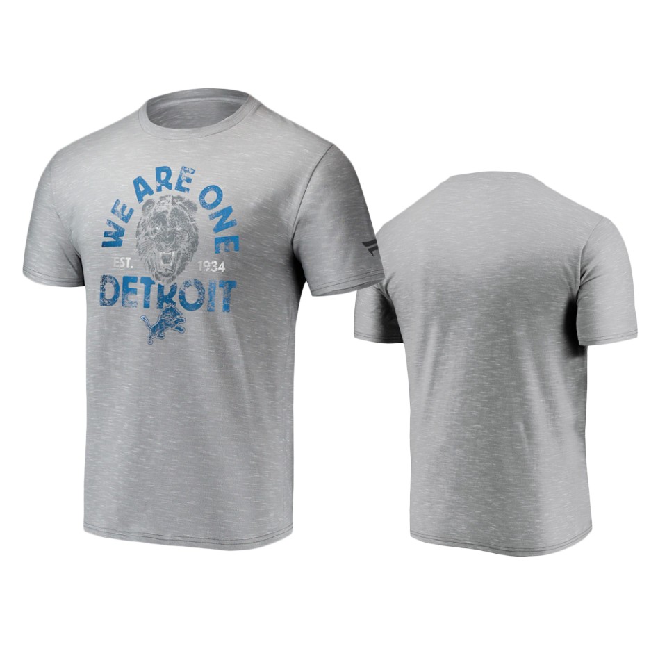 lions gray space dye hometown t shirt