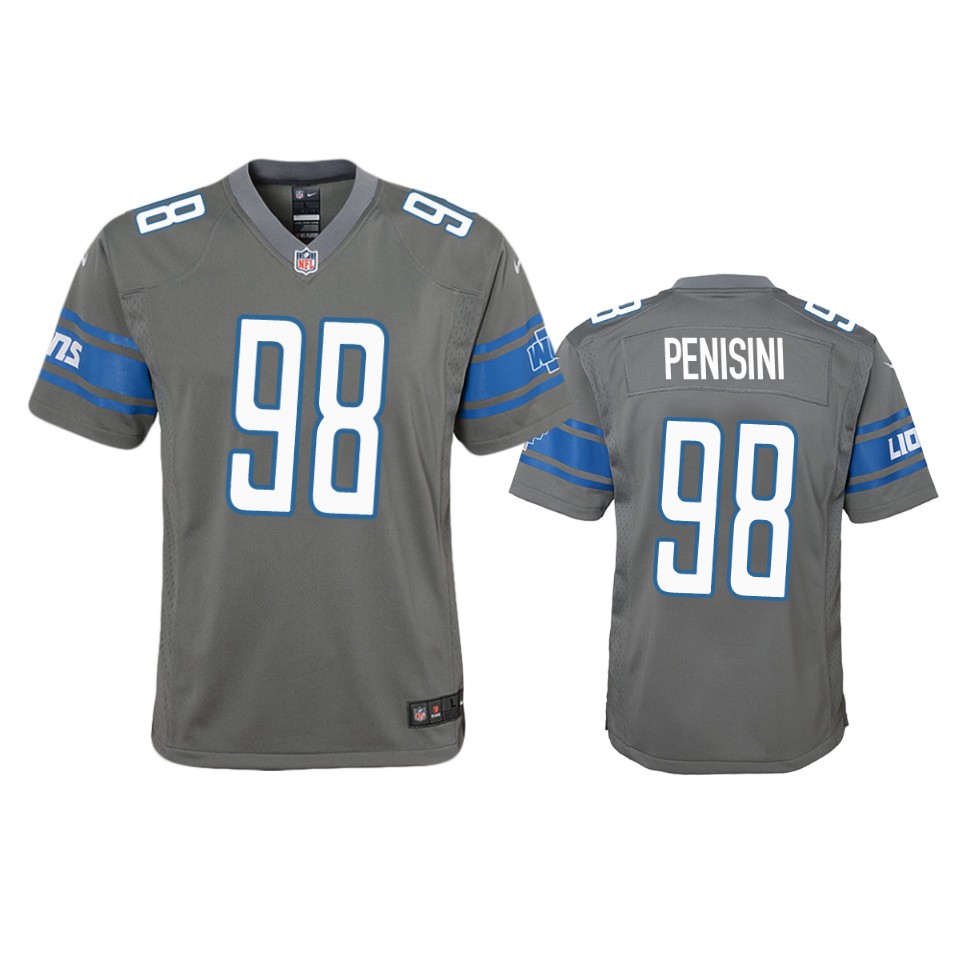 lions john penisini color rush game steel jersey