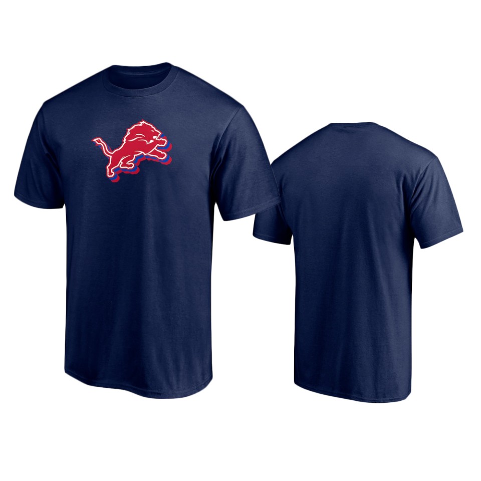 lions navy red white and team t shirt
