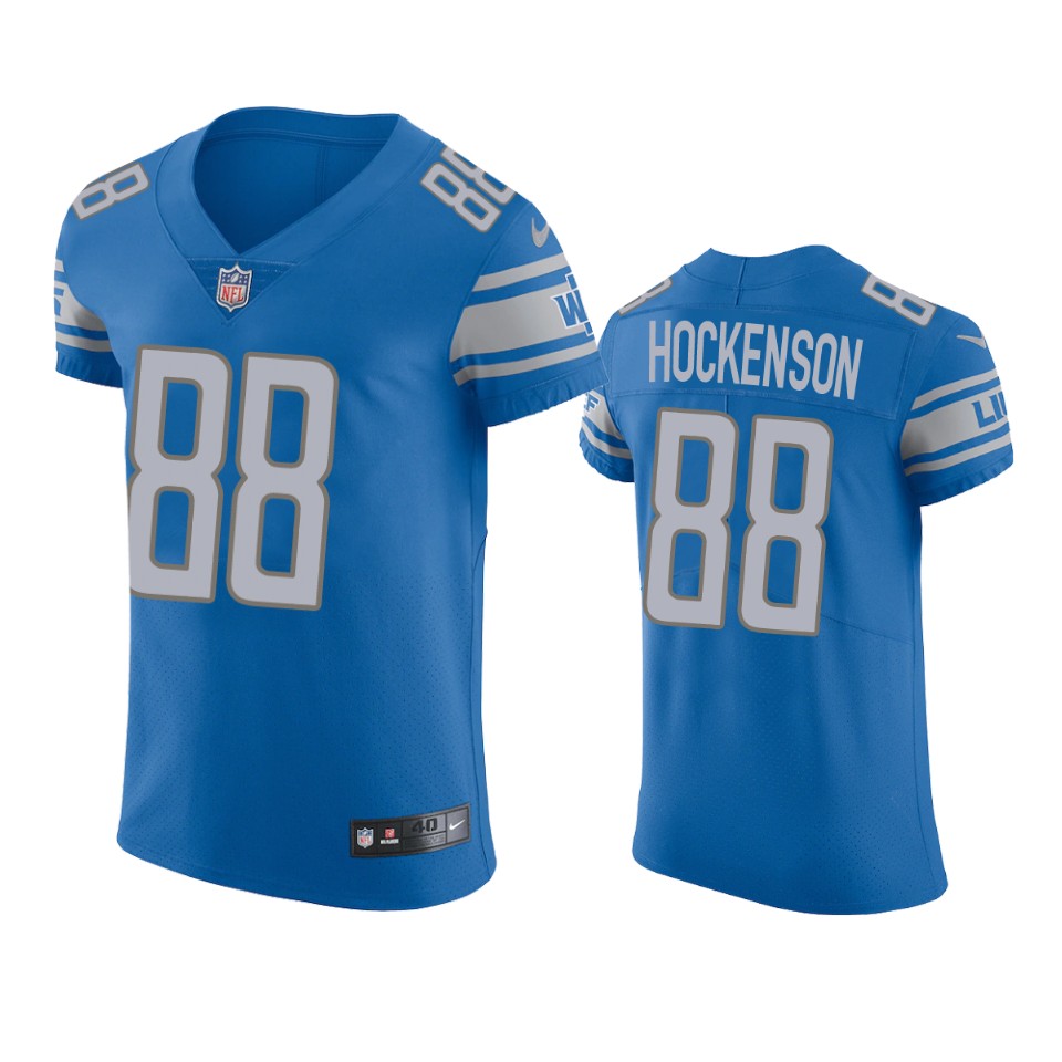 lions t.j. hockenson blue vapor elite jersey