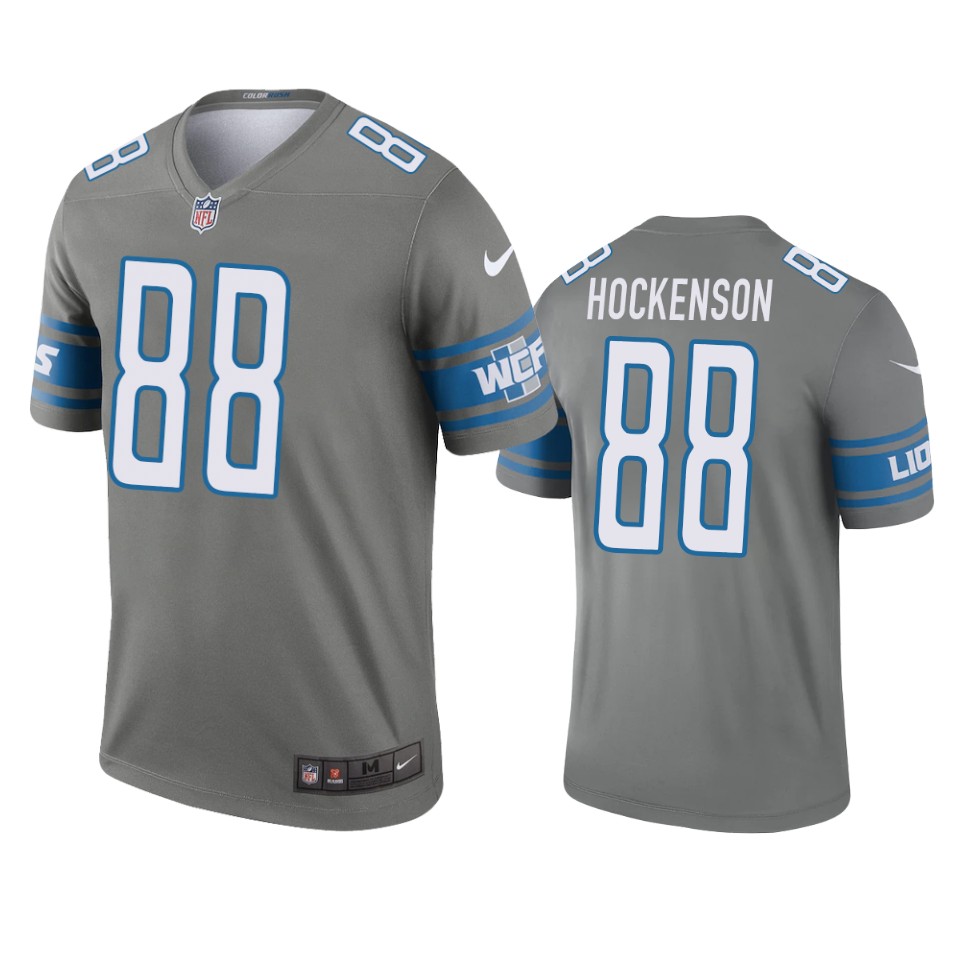 lions t.j. hockenson steel legend jersey