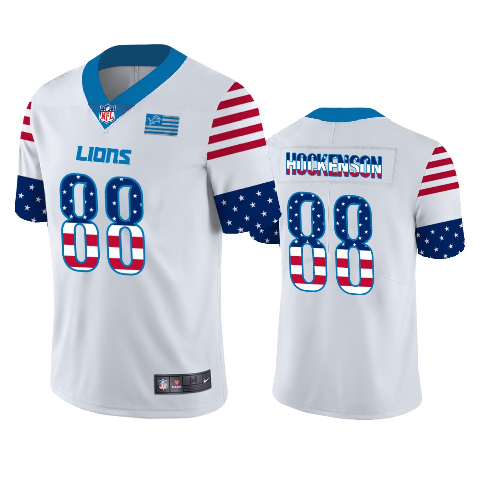 lions t.j. hockenson white independence day vapor jersey