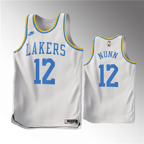 los angeles lakers kendrick nunn white 2022-23 classic edition jersey