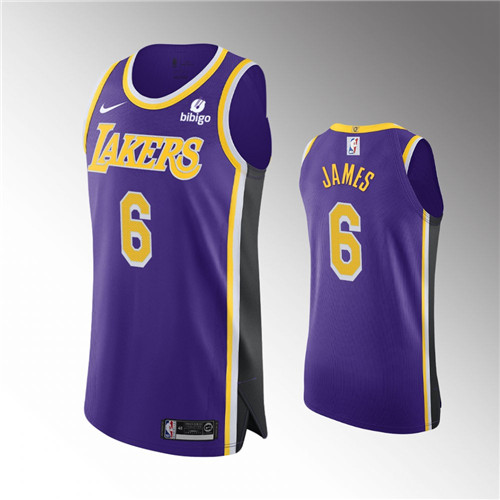 los angeles lakers lebron james purple 2021-22 statement edition authentic jersey