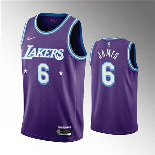 los angeles lakers lebron james purple edition jersey