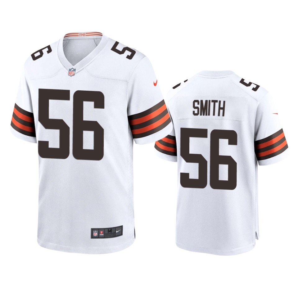 malcolm smith browns white game jersey