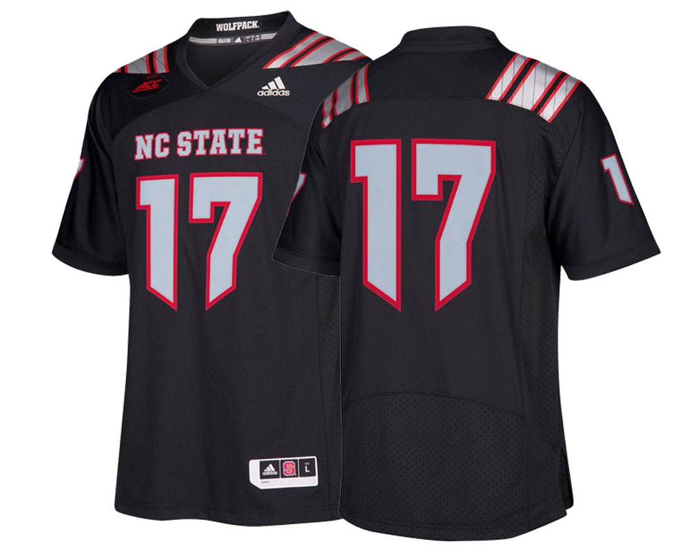 male nc state wolfpack black 17 new season special game football jersey