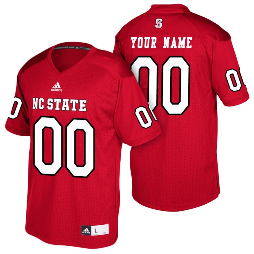 male nc state wolfpack red college football custom jersey
