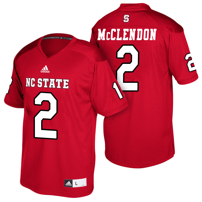 male nc state wolfpack red jalan mcclendon 2018 season college football player jersey