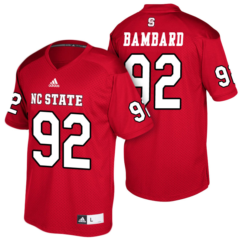 male nc state wolfpack red kyle bambard 2018 season college football player jersey