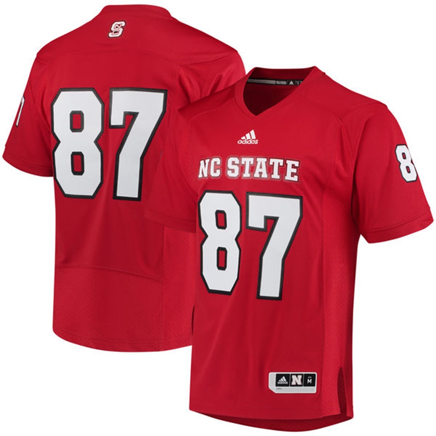male north carolina state wolfpack red 87 ncaa 2017 special games football jersey