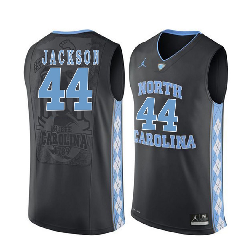 male north carolina tar heels black 44 justin jackson jersey