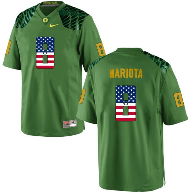male oregon ducks 8 marcus mariota green college football limited jersey