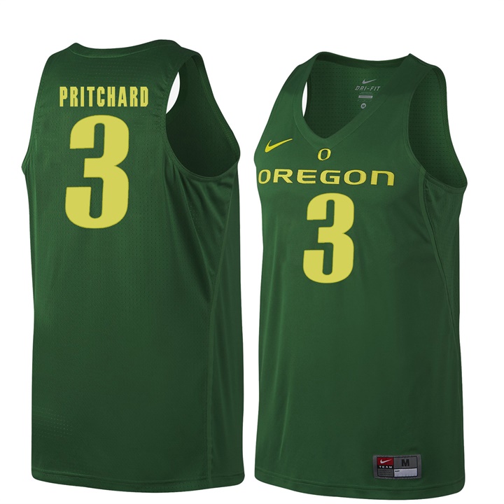 male oregon ducks dark green 3 payton pritchard ncaa basketball jersey