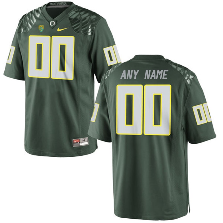 male oregon ducks green college customized limited football jersey
