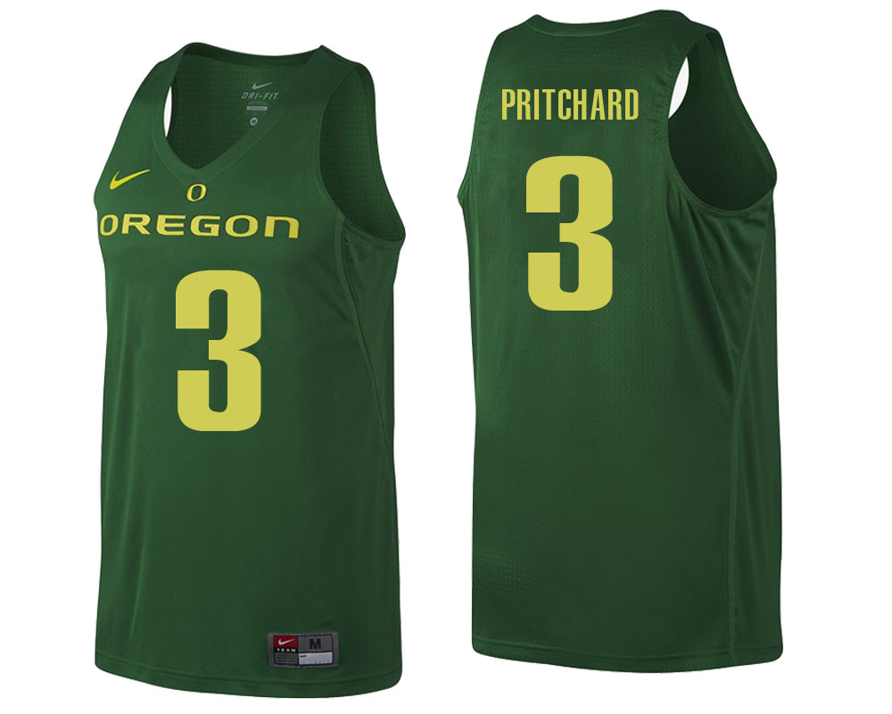male oregon ducks green payton pritchard ncaa college basketball player tank top jersey