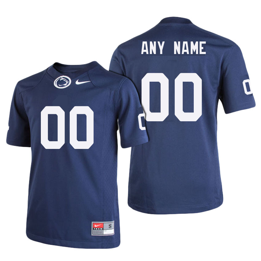 male penn state nittany lions navy blue personalized premier jersey