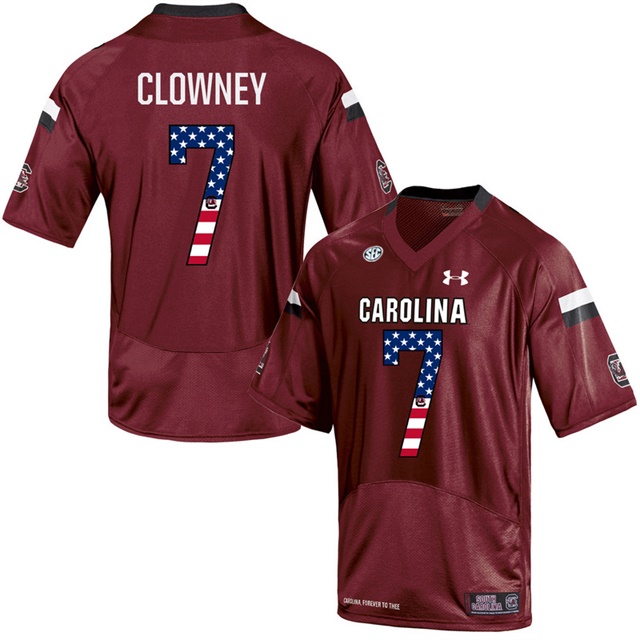 male south carolina gamecocks 7 jadeveon clowney maroon college football limited jersey