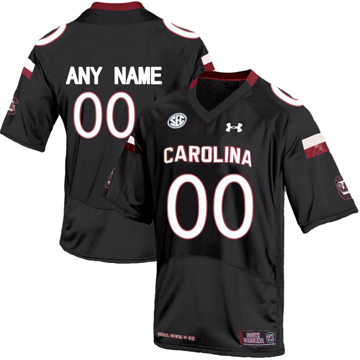 male south carolina gamecocks black college customized limited football jersey