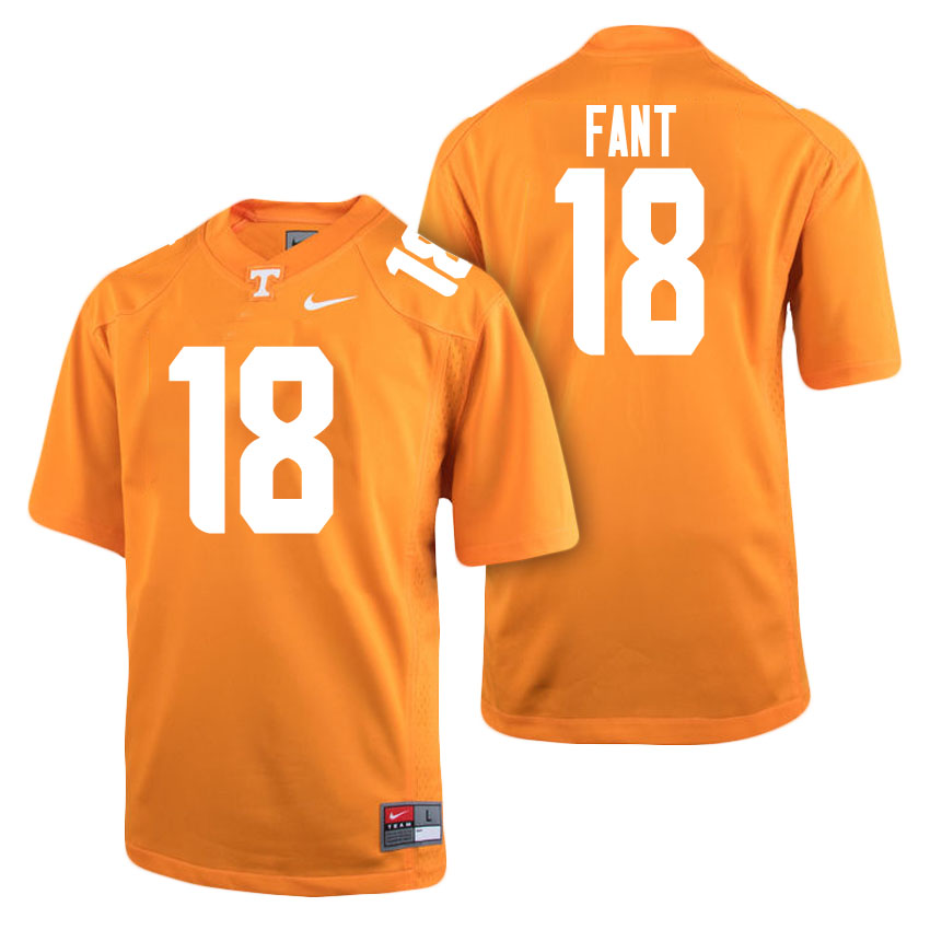 male tennessee volunteers orange 18 princeton fant college football freshman limited jersey
