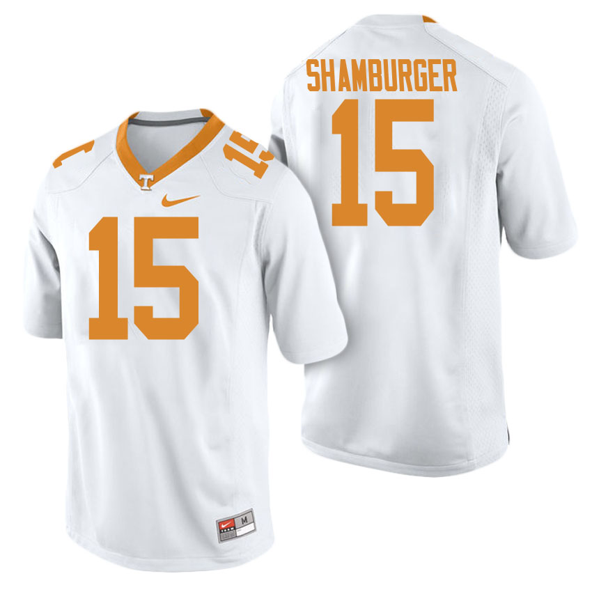 male tennessee volunteers white 15 shawn shamburger college football freshman limited jersey