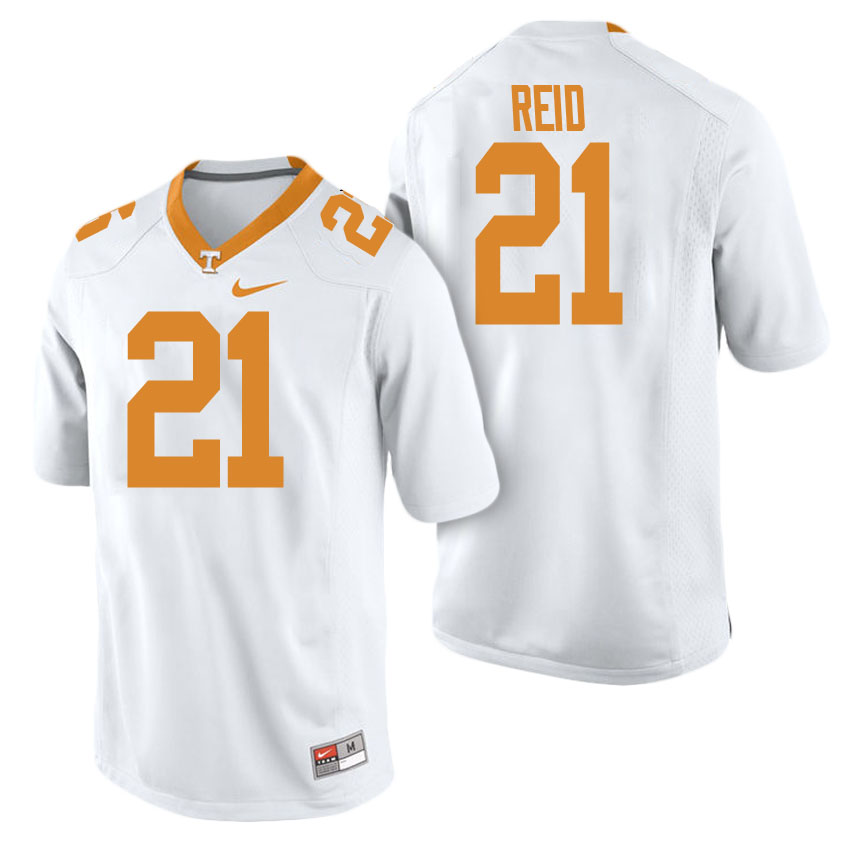 male tennessee volunteers white 21 shanon reid college football freshman limited jersey